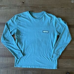 Jetty Chaser Long Sleeve T-Shirt - Blue, Skateboard, Sports, Outdoors